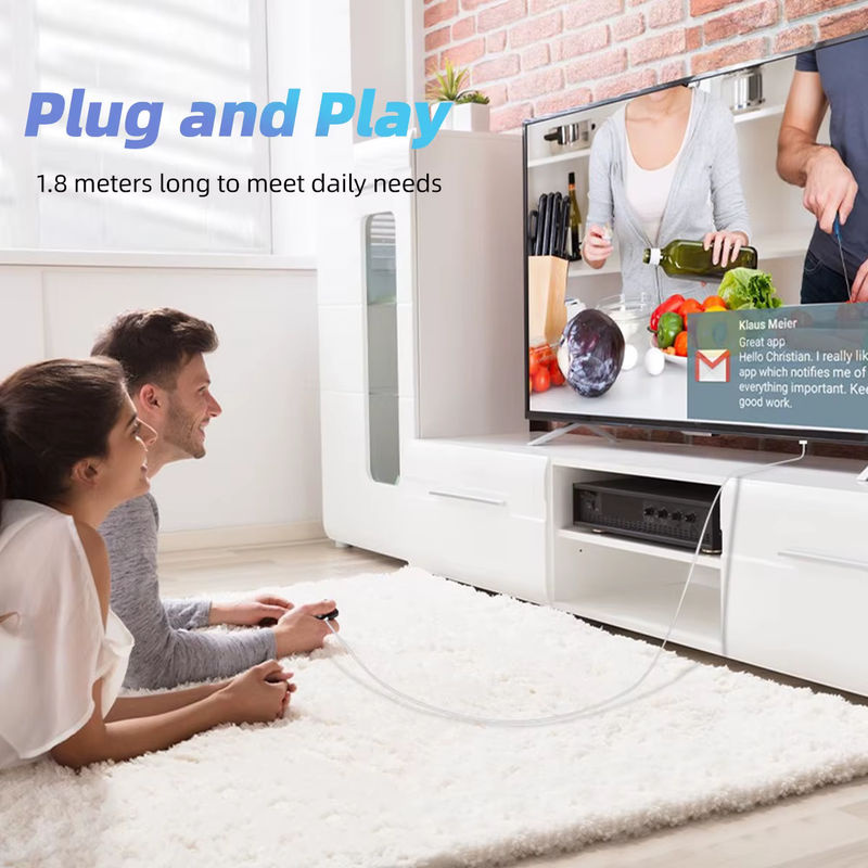 Fonken HD Digital AV-Adapter HDMI auf iOS Kabel für iPhone 14 13 12 11 in Weiß für 1080P HDTV-Verbindung - Bild 4