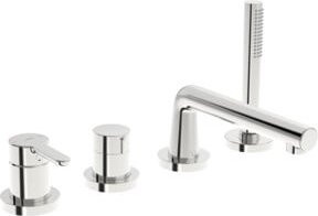 Hansa Fertigset Style mit Einhandmischer und runder Rosette in Chrom - Bild 1