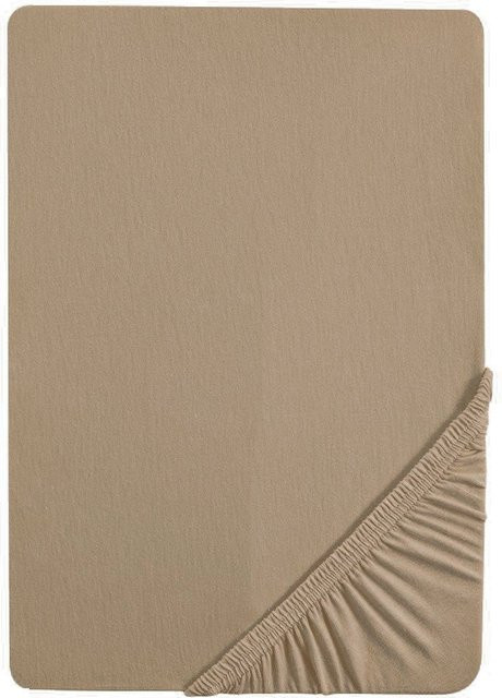 Biberna Spannbettlaken Marc aus Baumwolle Feinjersey mit Gummizug für Matratzen bis 22 cm Höhe - Bild 1