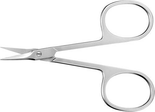 Ideal Tek Hochpräzisionsschere 361.IT mit gebogener Klinge aus Edelstahl in Silber - Bild 1