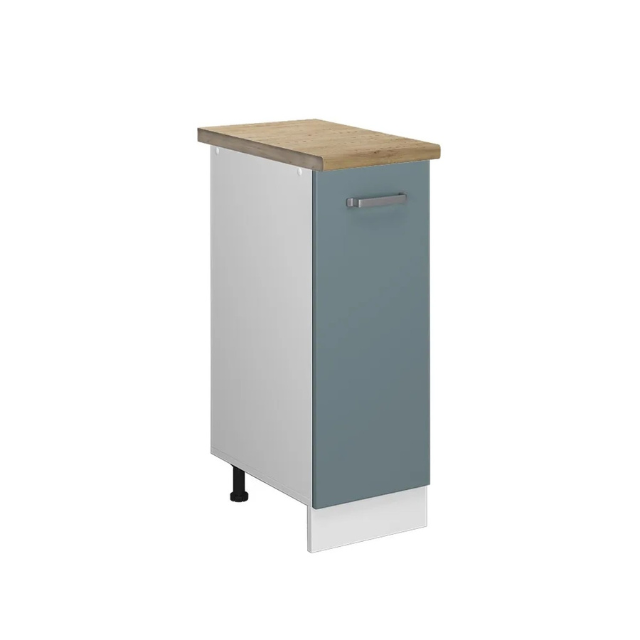 Vicco Apothekerschrank R-Line Medizinschrank für die Küche, Blau-Grau/Weiß/Eiche, B/T/H: 30,0 x 60,0 x 81,6 cm - Bild 2