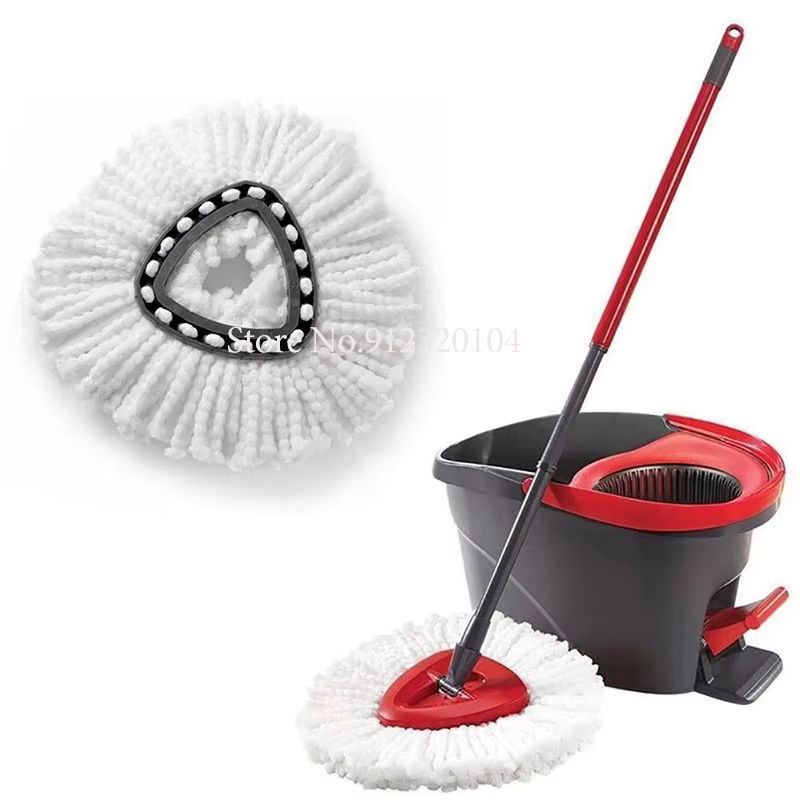 Vileda Ersatz-Moppköpfe Weiß für Spin-Mop Mikrofaser-Nachfüllungen - Bild 2
