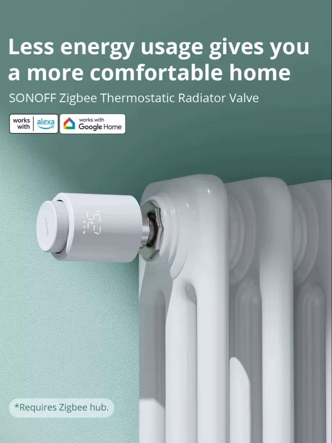 SONOFF TRVZB Zigbee Heizkörperthermostat in Weiß mit App-Steuerung und Smart Home Integration - Bild 5