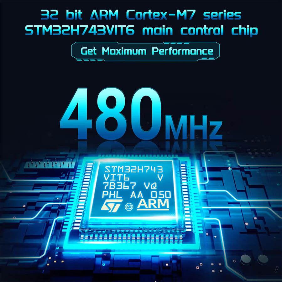 Bigtreetech BTT SKR 3 32-Bit-Steuerkarte mit TMC2209 EZ5160 Pro Treibern in Schwarz für Ender 3/5 und Raspberry Pi Upgrades - Bild 3