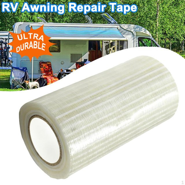 DIY and Beyond Reparaturband für Wohnmobil-Markisen und Zeltstoffe, wasserdicht und strapazierfähig, Breite: 15 cm, Länge: 9 m - Bild 1