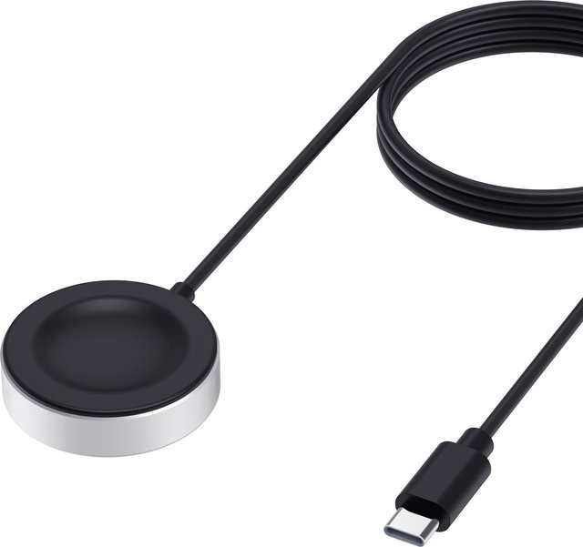 CAOWTAN Ladegerät für Huawei Watch, magnetisch, kabellos, Metallbasis, weiß - Bild 1