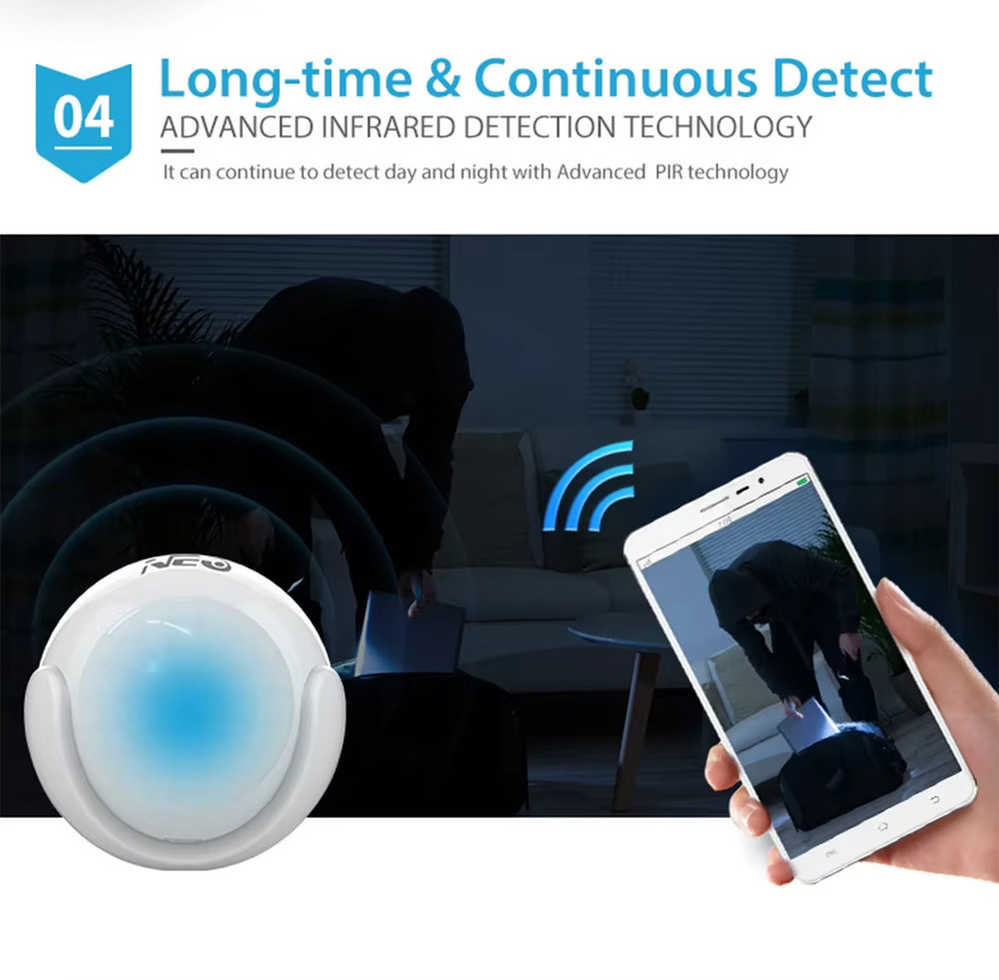 NEO COOLCAM Smart Home Z-Wave PIR Bewegungssensor mit Lux und Temperaturdetektor in Weiß, EU 868.4 - Bild 4