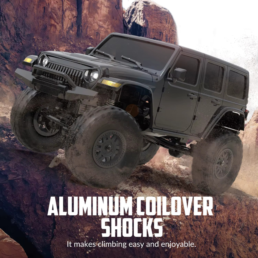 VOLANTEXRC RC Auto, 1:24, Hochgeschwindigkeits-Offroad-Klettertruck, mit LED-Licht - Bild 3