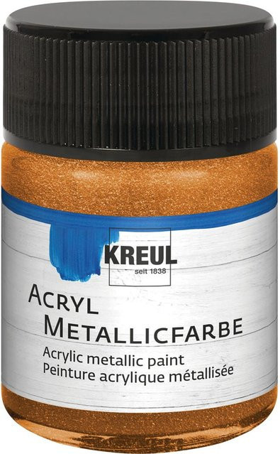 KREUL Acryl Metallicfarbe Gold in der Farbe Goldbronze, 50 ml - Bild 1