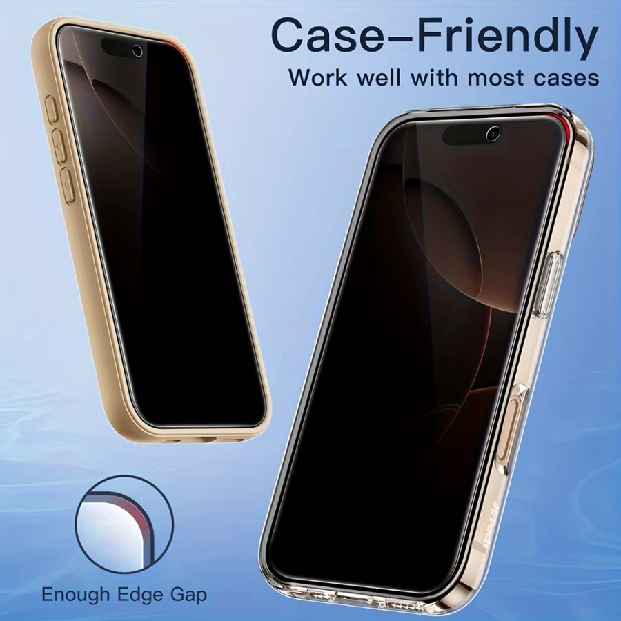 NNBILI 4er-Pack Displayschutzfolien aus gehärtetem Glas für iPhone 17 16 15 14 13 12 11 Pro Max, transparent - Bild 4