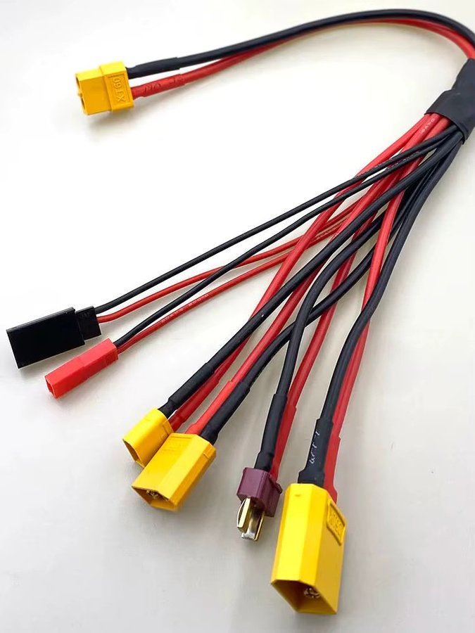 HBXINTAO XT60 Multi-Stecker-Konvertierungskabel mit XT60 Buchse auf XT, JST, Futaba, JR, XT30 und XT90 Stecker für Ladegeräte - Bild 3