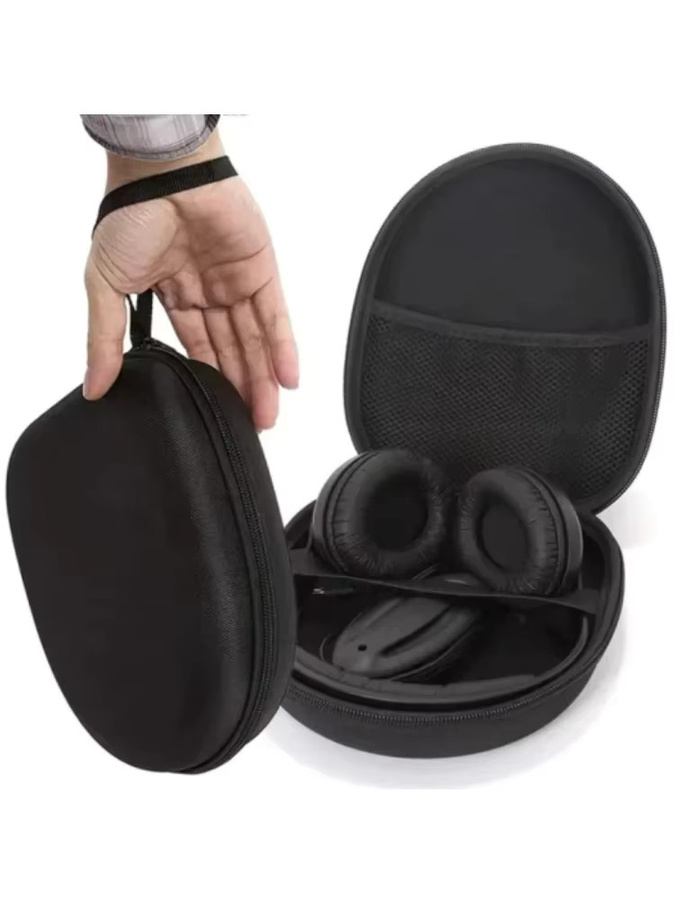 EVA-Tragetasche für Sony On-Ear-Kopfhörer in Schwarz - Bild 1