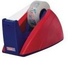tesa Easy Cut Tischabroller rot-blau unbestückt für Klebefilm 19 mm x 33 m - Bild 1