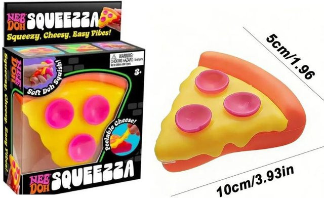 Schylling Needoh Pizza, sensorischer Stressabbau-Knetball - Bild 1