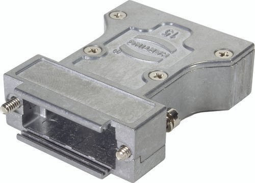 HARTING Schalengehäuse aus Zinkdruckguss in Silber, Artikelnummer 61 03 001 2116 010 - Bild 1