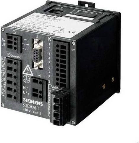 Siemens Digitales Einbaumessgerät in Schwarz 7KG9661-1FA30-1AA0 - Bild 1
