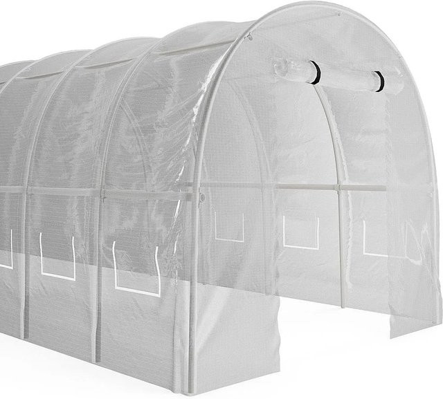 Vente-unique Foliengewächshaus Ipomea Weiß B: 300 cm, H: 200 cm, T: 120 cm - Bild 1