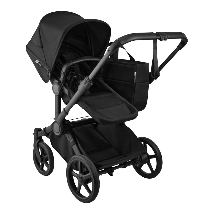 Bugaboo Donkey 6 Kombikinderwagen in Schwarz mit Sportsitz und Babywanne - Bild 2