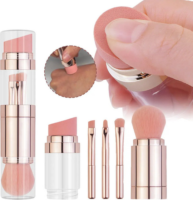 VERONNI Make-up-Pinsel Set, 5 in 1, Unisex - Bild 1