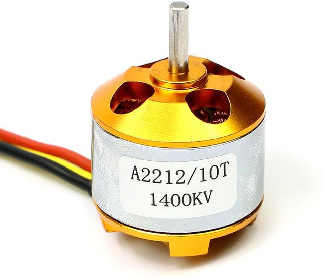 JMT Bürstenloser Outrunner Motor 1000KV 1400KV 2-4S mit Halterung 10T RC Flugzeug Quadcopter Drohne - Bild 1