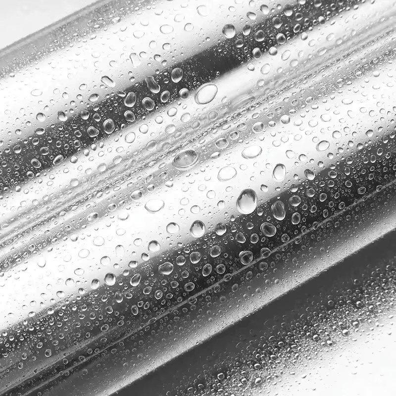 Wasserdichte und ölbeständige Dekorfolie aus PVC in gebürstetem Silber für Küche und Haushaltsgeräte - Bild 4