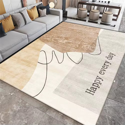 VIKAMA Rutschfester Teppich mit Schleifen-Design für Wohnzimmer und Schlafzimmer, Rechteckig - Bild 2