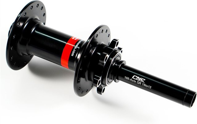 Chooee Steckachsen-Adapter für MTB-Naben-Umrüstsatz, 15 mm auf 12 mm, Schwarz - Bild 1