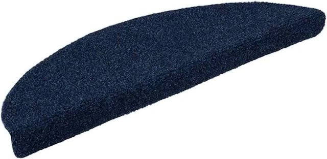 vidaXL Stufenmatten selbstklebend Halbrund Marineblau, 20 Stück, B/T/H: 56 x 17 x 3 cm - Bild 1