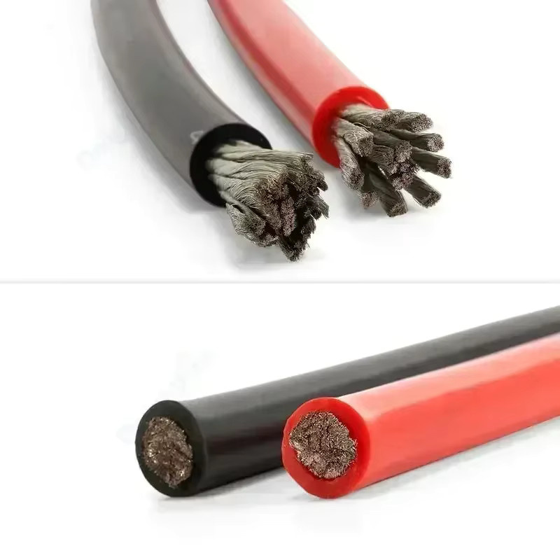 DelightFire Hitzebeständige Silikonkabel in Rot und Schwarz für Solarpanels und Autobatterien (0-28 AWG) - Bild 3