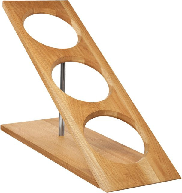 VEGA Holzdisplay Trinita in Eiche, rechteckig, B/T/H: 25,5 x 66,4 x 43,2 cm - Bild 1