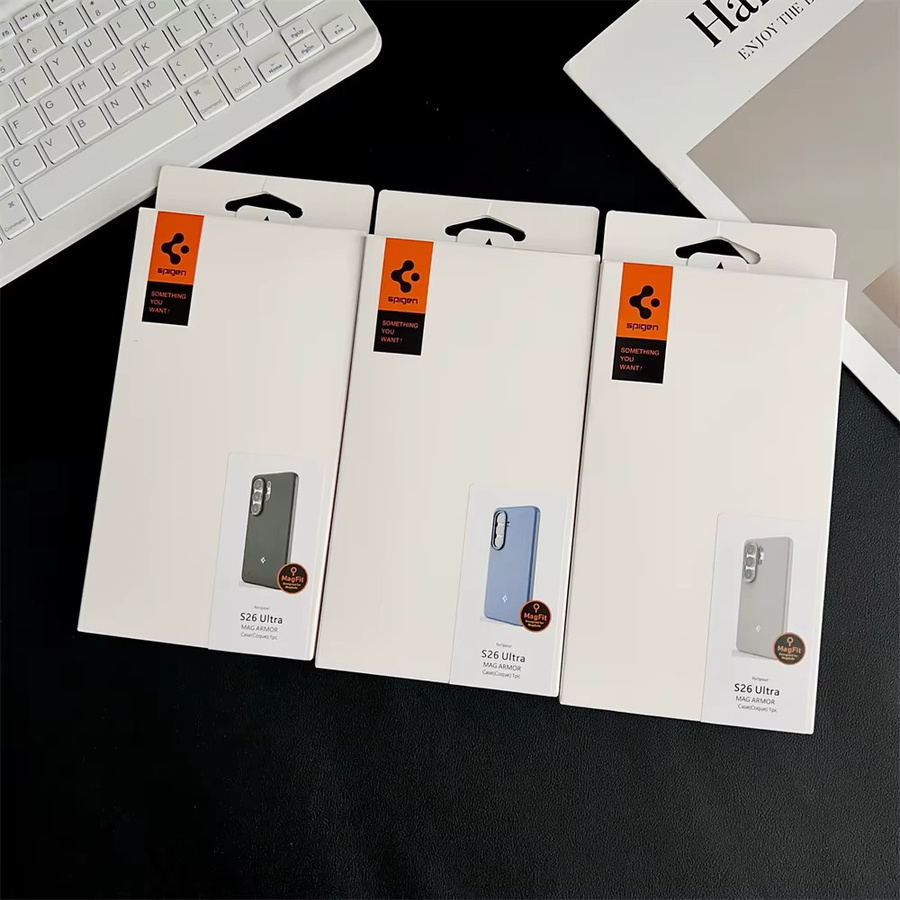Spigen TPU-Magnetgehäuse für Samsung Galaxy S26 Ultra, S25 Ultra, S26 Plus und S25 in Blau, stoßfeste matte Hülle mit MagSafe für kabelloses Laden - Bild 1