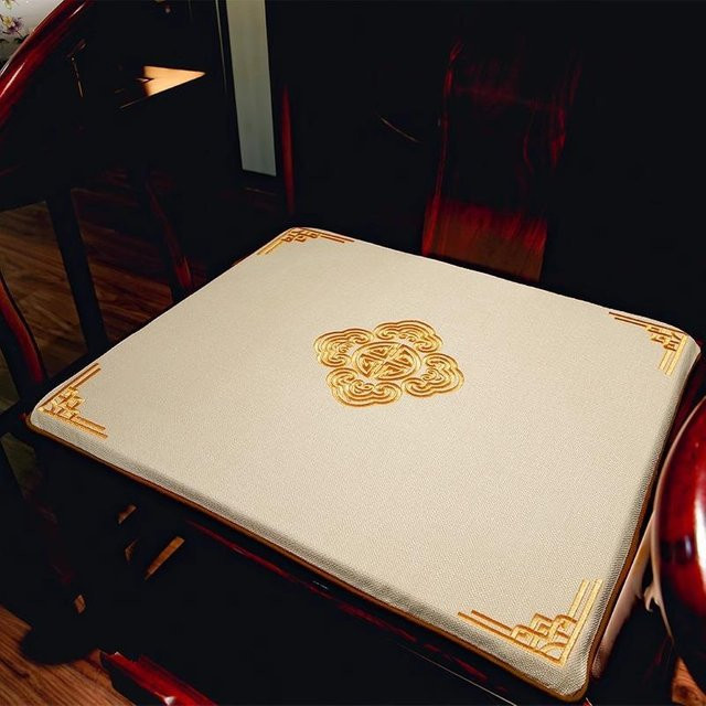 Sitzkissen im chinesischen Stil von Yiran Furniture, verdicktes Gesäßkissen für Esszimmerstühle und Teestühle, B/B: 50 x 40 cm - Bild 1