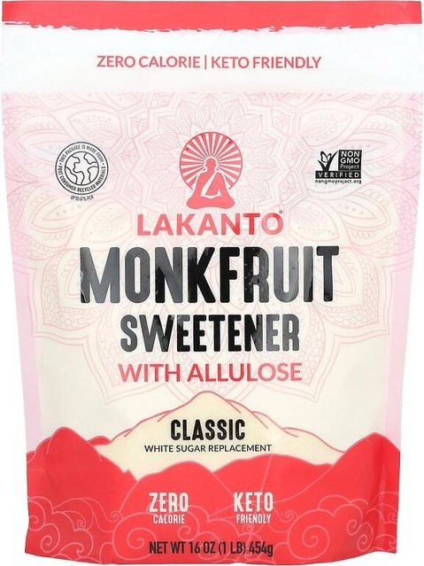 Lakanto Mönchsfrucht-Süßstoff mit Allulose Klassisch 454 g - Bild 1