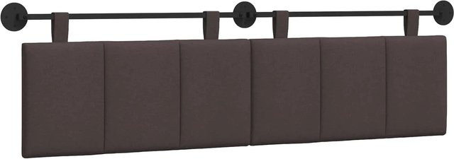 vidaXL Wandhängendes Kopfteil in Dunkelbraun mit modernem Streifenmuster, B/H/T: 190 x 55 x 5 cm - Bild 1
