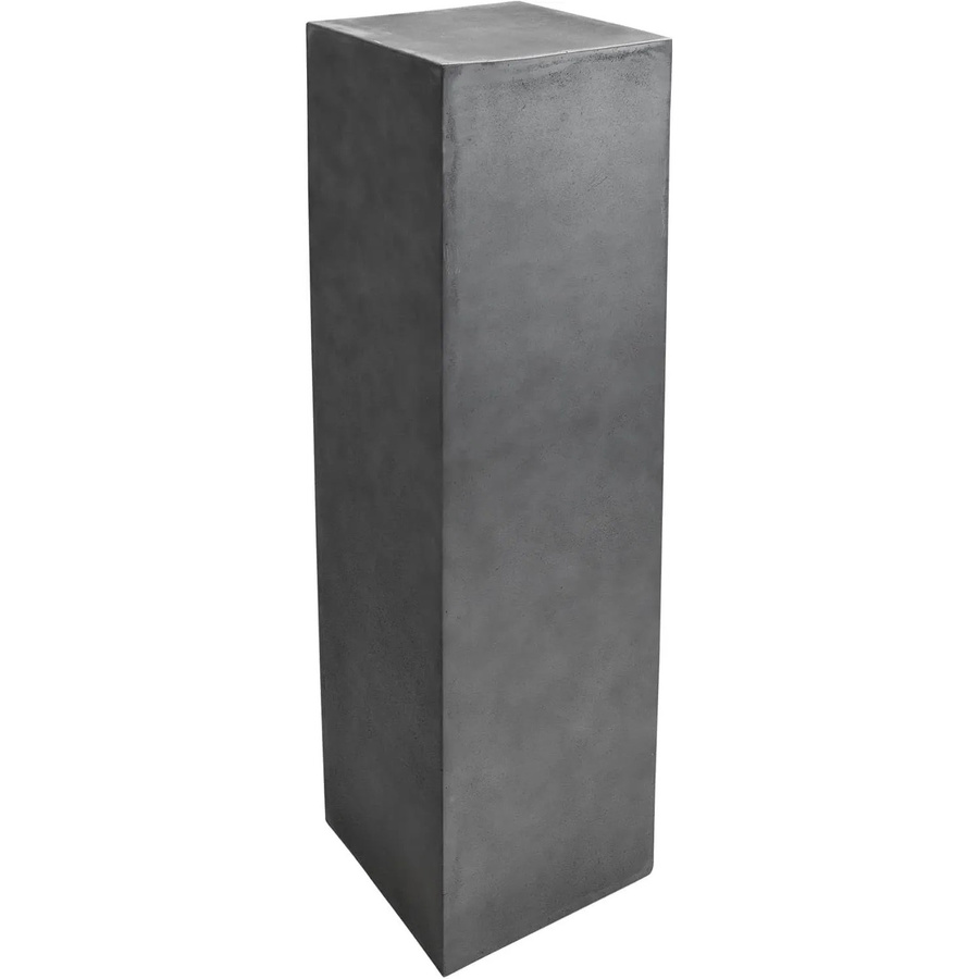 Vivanno Podest Säule in Beton-Optik aus Fiberglas, Farbe: Anthrazit/Grau, B/T/H: 30 x 30 x 100 cm - Bild 2