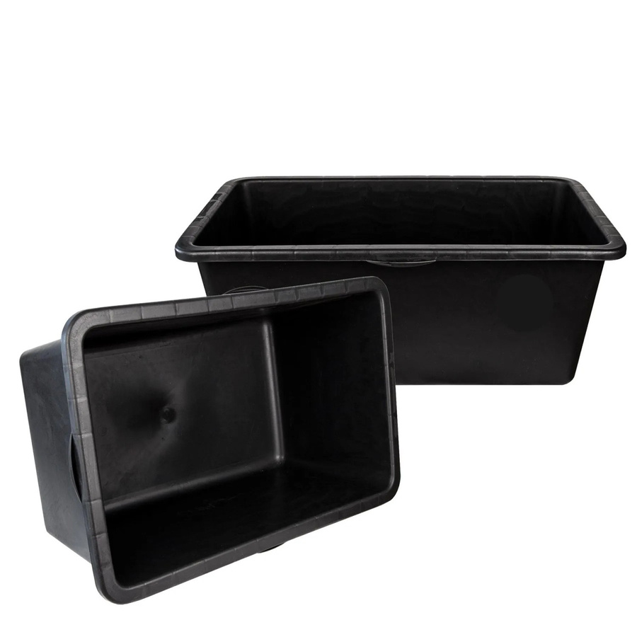 BigDean Mörtelkasten in Schwarz, 60 Liter, B/T/H: 71 x 40 x 29 cm - Bild 2