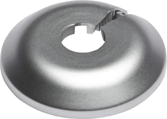OBI Heizkörperrosette aus Kunststoff in Chrom Matt Silber Durchmesser: 50 mm - Bild 1