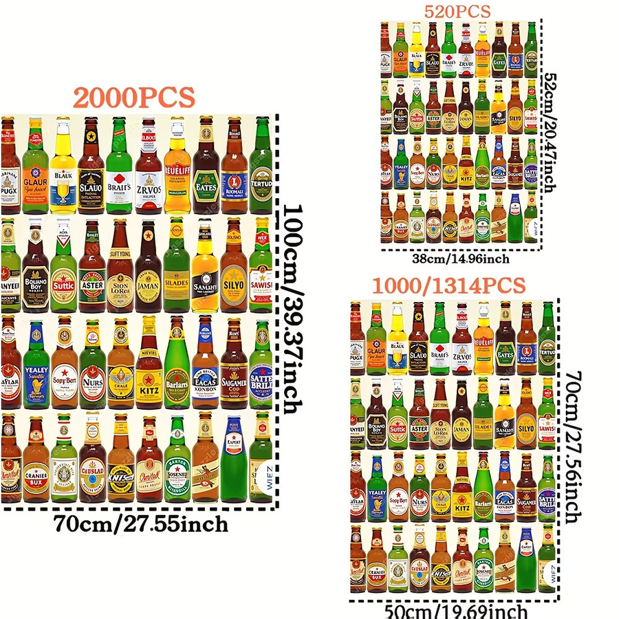 AZNM Bierflaschenetiketten Puzzle, Fortgeschritten - Bild 2