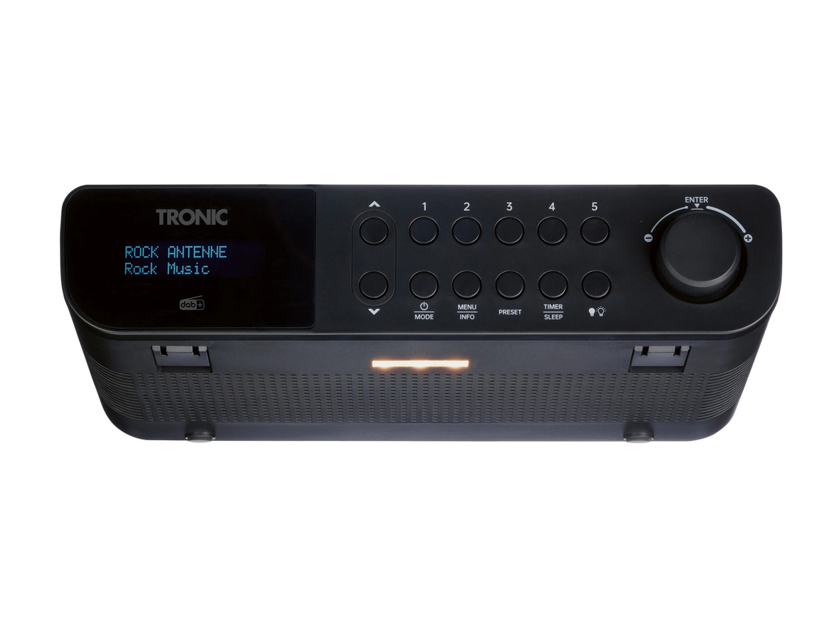 TRONIC Unterbau Küchenradio DAB+ TKR 3W D7 Schwarz - Bild 3