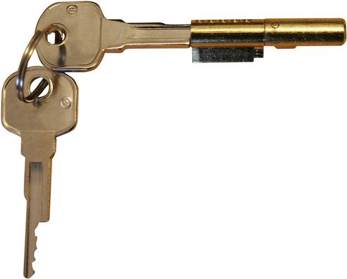 ALPERTEC Schlüssellochsperrer aus Messing in Gold - Bild 1