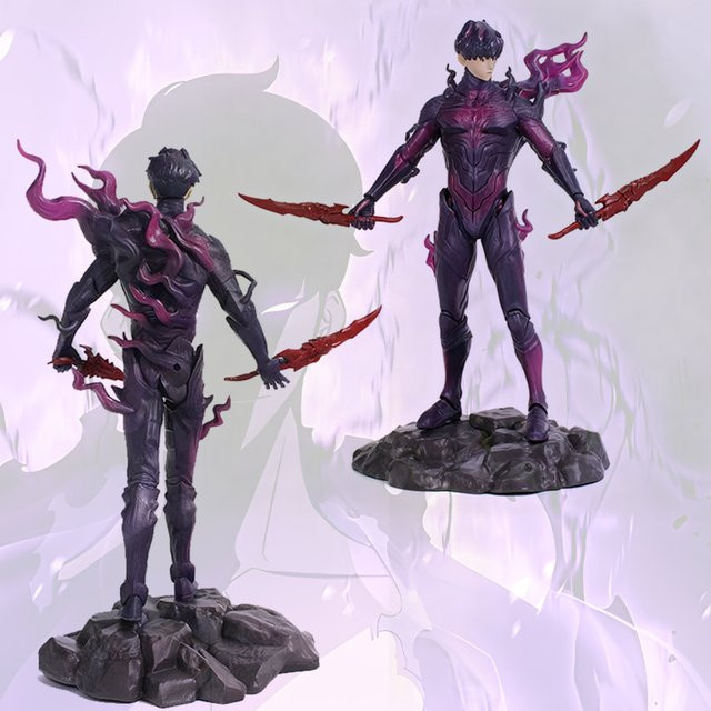 Bandai Sung Jinwoo Hunter Actionfigur, Stehende Pose, 21,5cm - Bild 1