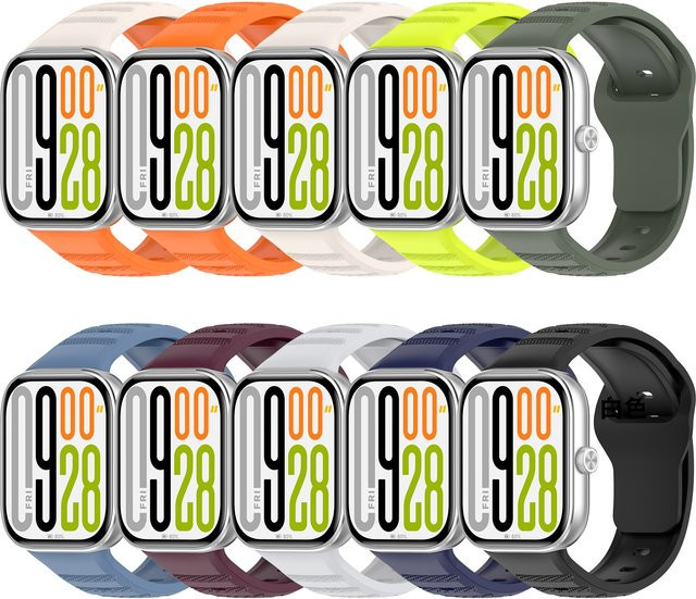 Xiaomi Uhrenarmband Silikon, orange, Unisex - Bild 1