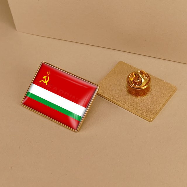 Anstecknadel Flagge der Sowjetischen Sozialistischen Republik Tadschikistan, OVCCI - Bild 1