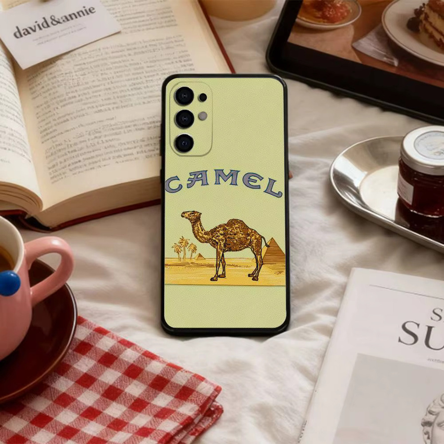 Schwarze weiche Handyhülle im J-Joe C-Camel Design für Samsung Galaxy S25 S24 S23 S22 S21 S20 S10 S9 Ultra Plus Lite FE und weitere Modelle - Bild 2