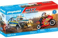 Playmobil City Action Verfolgungsjagd mit Polizei Pick-Up Konstruktionsspielzeug - Bild 1