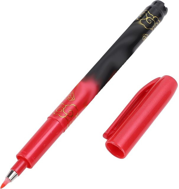 GoolRC Hand Lettering Kalligraphie Pinselstift mit lichtbeständiger Tinte und weicher Spitze in Schwarz und Rot - Bild 1