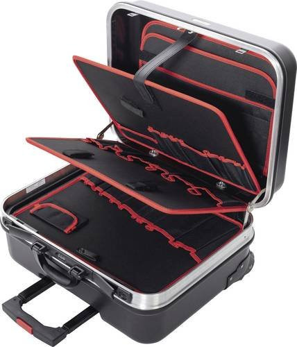 Alarm Werkzeuge HT3 Elektro 56070098 Trolley-Koffer aus Aluminium, Schwarz, B: 28,0 cm, T: 51,0 cm, H: 44,0 cm - Bild 1