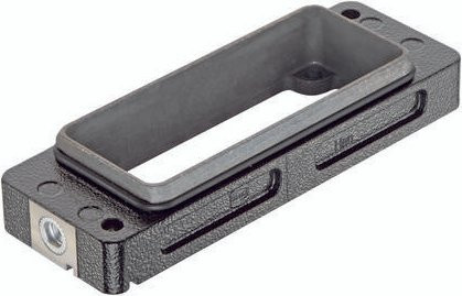 Harting Anbaugehäuse Funktionserde in Schwarz aus Aluminium 09400160371 - Bild 1