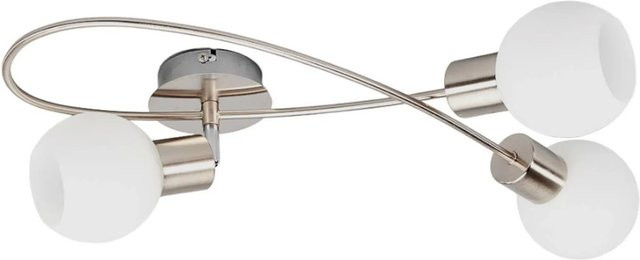 Lindby Deckenlampe Elaina Modern 3-flammig aus Metall in Alu-grau mit E14 Fassung - Bild 1
