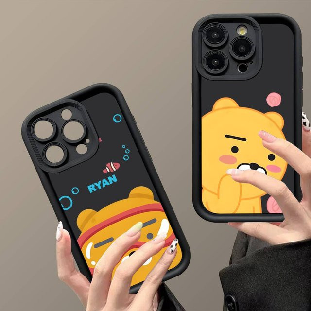 K-Kakao F-Friends Silikon Handyhülle für iPhone Pro Max in Schwarz - Bild 1